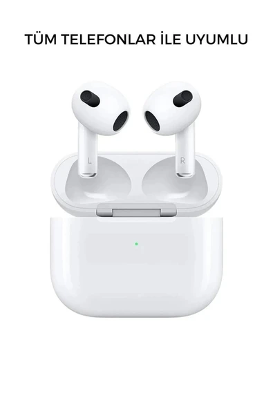 3.Nesil Ios Android Uyumlu 5.0 Bluetooth Kulaklık ve Kablosuz Şarj Kutusu - Resim 2