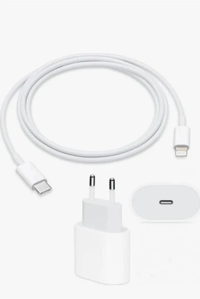 Iphone Tüm Serilerle Uyumlu Hızlı Şarj Aleti Kablo Adaptör Set X 11 12 13 14 Pro Max - Resim 3