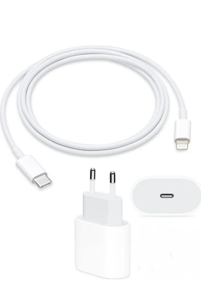 IPHONE TÜM SERİLERLE UYUMLU ADAPTOR KABLO 6 7 8 X 11 12 13 14 PRO MAX A GRADE++ 20W HIZLI ŞARJ ALETİ - 1