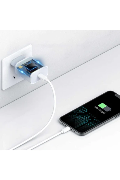 Apple Iphone 11 / 11 Pro / 11 Pro /12 Pro/12 Pro Max Uyumlu 20w Hızlı Şarj Aleti Ve Kablosu - 6