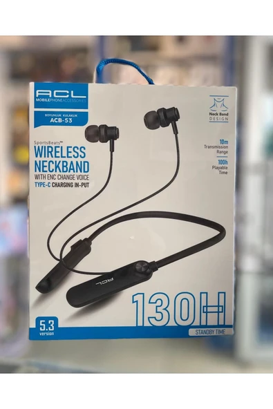 ACB-53 LifeBeats™ 5.3V Bluetooth Boyunluk Kulaklık ENC SES DEĞİŞTİRME İLE - 3