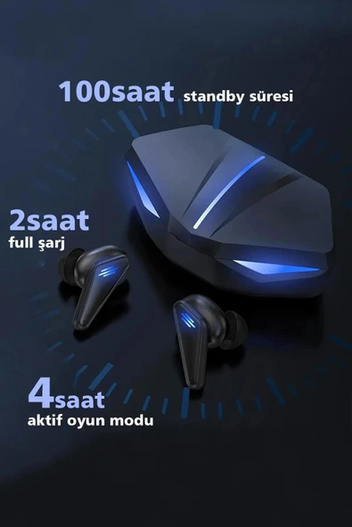 K55 Gaming Oyuncu Pubg Kulaklığı Işıklı Mikrofonlu Kablosuz Bulutut Kulaklık ürün görseli 1