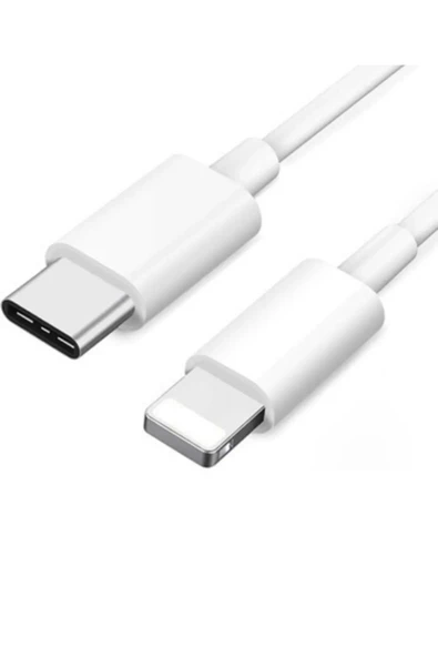 Iphone Şarj Kablosu Beyaz (iphone 13 - 12 - 11 - X-8-7-6 Destekleyen Şarj Kablosu)