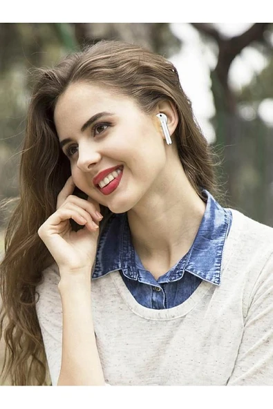 Beyaz Bluetooth Kulaklık Ios-xiaomi-samsung Uyumlu Distribütör Garantili - 5