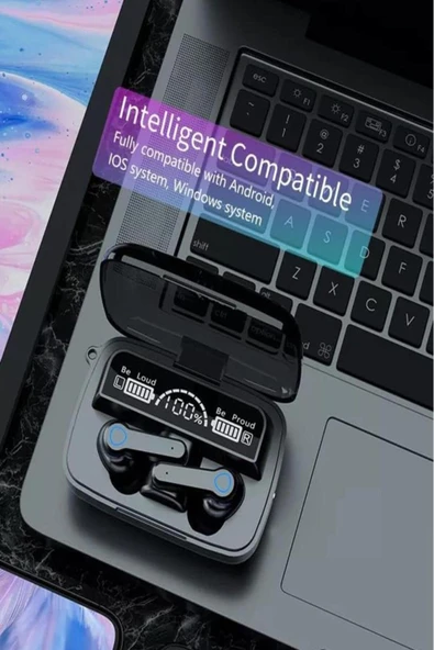 M19 Siyah 5.0 Bluetooth Kulak İçi Kulaklık - Resim 3