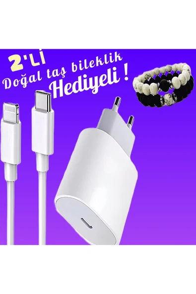 İphone Uyumlu 25w Type C Turbo Şarj Seti 5- 6-7-8-x-10-11-12-13-14 ürün görseli 1