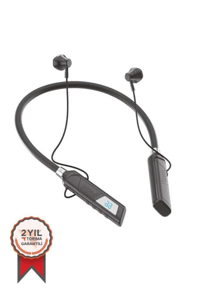 TORİMA Siyah TB-04 Kablosuz Bluetooth Boyunluk Kulaklık - 1