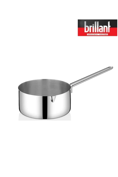 Alkaid Kaçerola 3'lü Çelik Set Sütlük-Sosluk 16/18/20 cm - Resim 2