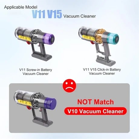 V11 V15 SV14 SV15 SV22 Elektrikli Süpürge Toz Haznesi Için Hepa Filtreli Yükseltilmiş Hazne Değiş - 2