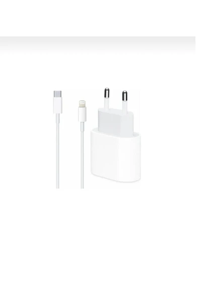 İphone 20Watt Hızlı Şarj Aleti Seti (20watt Adaptör+ Lightning Kablo) Orijinal - 1