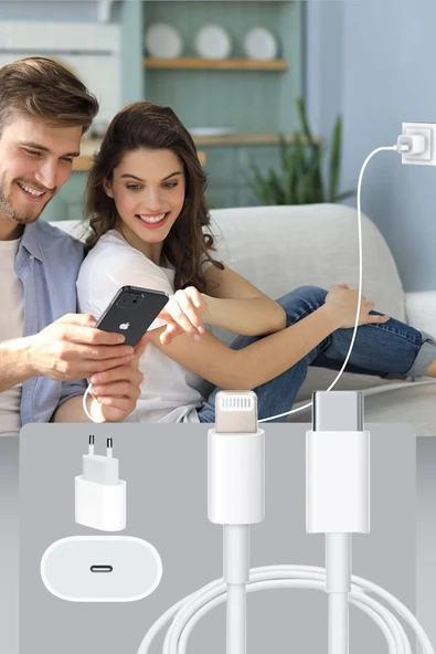 iPhone Tüm Serilerle Uyumlu Hızlı Şarj Aleti Adaptör Kablo Plus 7 8 X 11 12 13 14 Pro Max Turbo şarz - 6