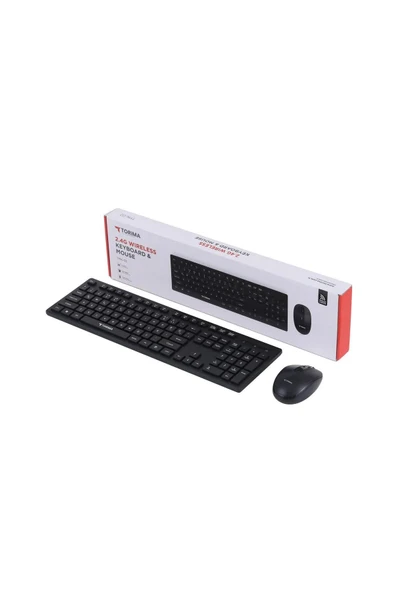 TMK-02 2.4ghz Kablosuz Q Klavye Ve Mouse Seti Siyah