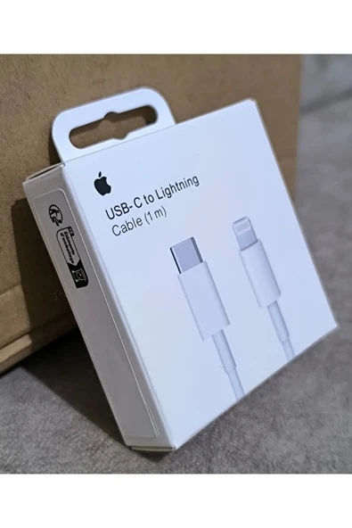 Iphone Şarj Kablosu Beyaz (iphone 13 - 12 - 11 - X-8-7-6 Destekleyen Şarj Kablosu) - 3