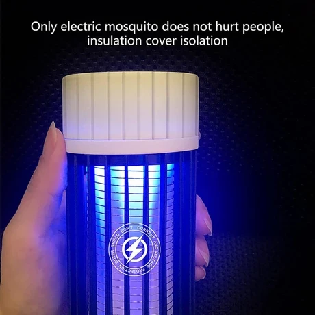 i Böcek Öldürücü 360°UV Sinek Zapper, Yatak Odası Otel Için Taşınabilir Böcek Işığı Kapalı ve Açık - 3