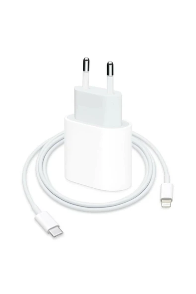 Iphone 11 / 11 Pro / 12 / 12 Pro Uyumlu Kablo Ve Adepter Şarj Cihazı 20w Hızlı Şarj Başlık - 2
