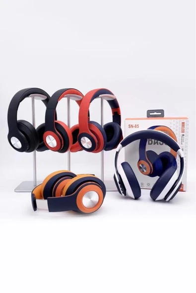 TORİMA SN-85 Kablosuz Kulaklık Bluetooth 5.1 BLACKRED - Resim 2