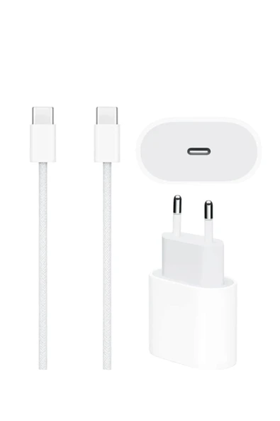 Techson Type-c Şarjı Iphone Uyumlu 15 16 Serisi Hızlı Şarz Aleti(ADAPTÖR TYPE-C KABLO) - 5