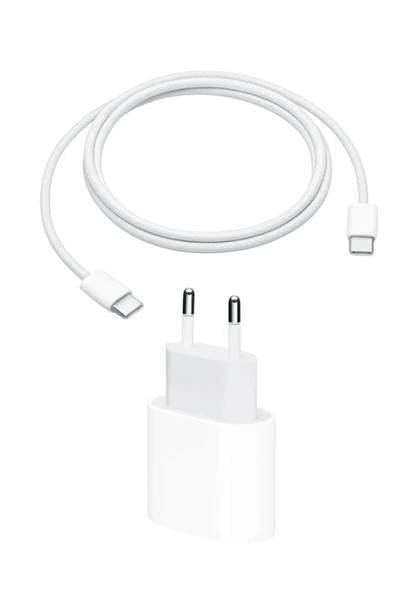 Techson Type-c Şarjı Iphone Uyumlu 15 16 Serisi Hızlı Şarz Aleti(ADAPTÖR TYPE-C KABLO) - 4