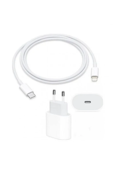 Iphone Tüm Serilerle Uyumlu 20WATT Hızlı Şarj Aleti Kablo Adaptör Set  6 7 8 X 11 12 13 14 15 - Resim 4