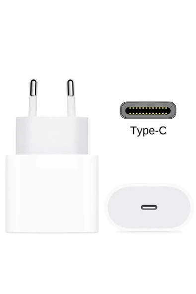 Iphone Tüm Serilerle Uyumlu 20 W USB-C Hızlı Şarj Güç Adaptörü Plus 6 7 8 X 11 12 13 14 Pro Max - 2