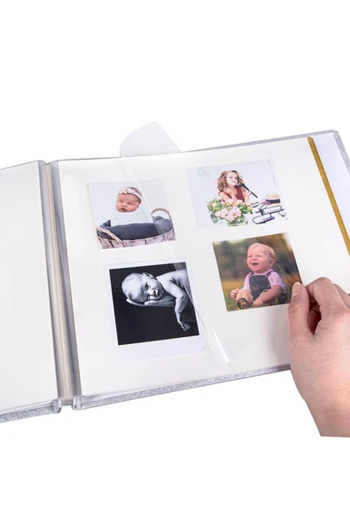 Gülefli Kızı Yapışkanlı 20 Yapraklı Fotoğraf Albümü 27x34cm - 4