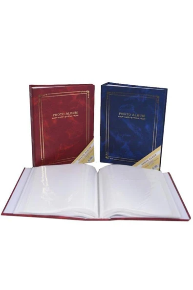 15x21cm 100’lük Ciltbezli Fotoğraf Albümü(Lacivert) ürün görseli 1
