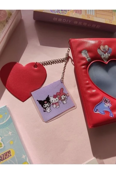 Binder Kpop Pcfotokart Sleve Holder Kawaii 6x9 Instax Fotoğraf Resim Albümü Mini Albüm - Resim 3