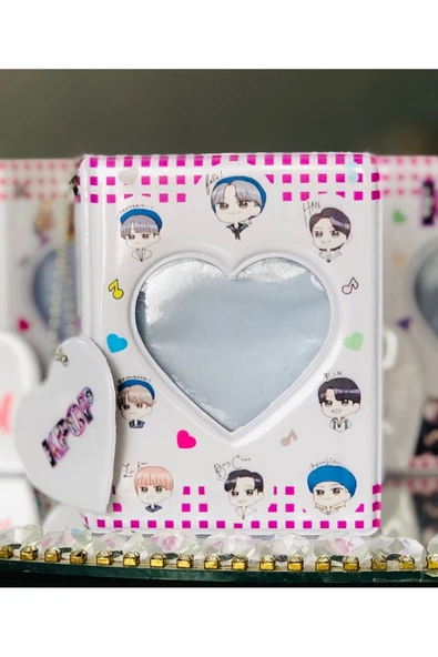 Kpop Fotokart Binder Mini Albüm (2 FOTOKART HEDİYE, GÖRSELDEKİ ÜRÜNÜN AYNISI GELMEKTEDİR)