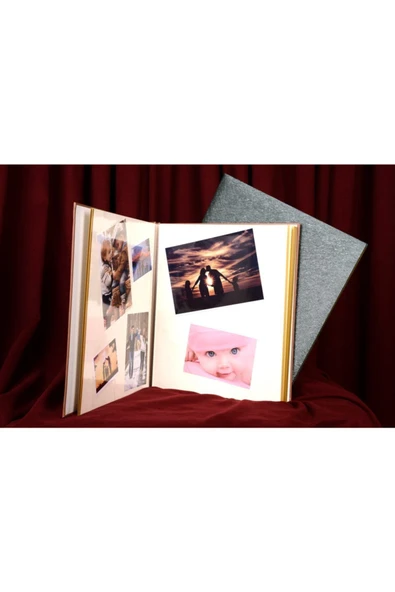 30 Yaprak 15 Sayfa Manyetik Yapışkanlı Fotoğraf Albümü ürün görseli 1