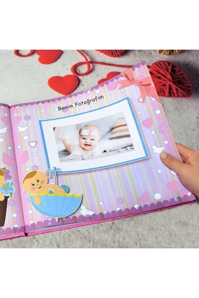 Kız Bebeğin Güncesi Bebek Hediyesi Bebek Anı Defteri - 5