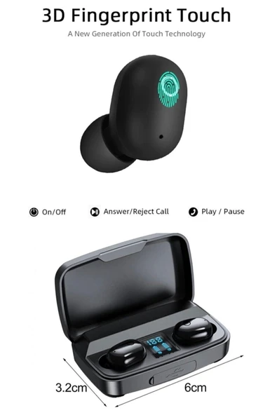 Mi Earbuds Tws A10s Uyumlu Bluetooth Kulaklık - Resim 8