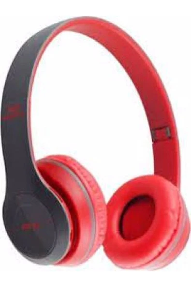 Kulak Üstü Siyah Bluetooth Kulaklık - Resim 2