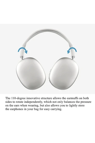 P9 Plus Kablosuz 5.0 Mikrofonlu Bluetooth Kulaklık P9 Kulaklık - Resim 6