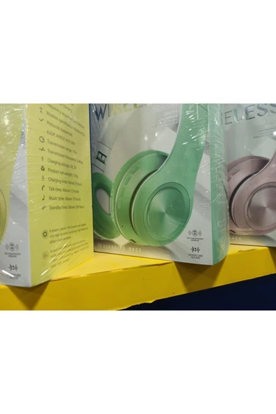 P68 Bluetooth Surround Kulaklık - Resim 3