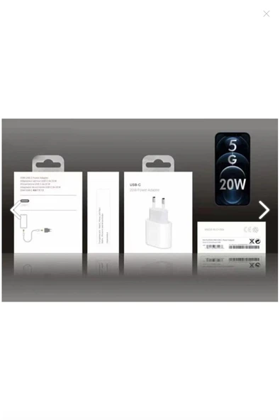Iphone Tüm Serilerle Uyumlu Hızlı Şarj Adaptörü 20watt Pd Hızlı Şarj - Resim 5