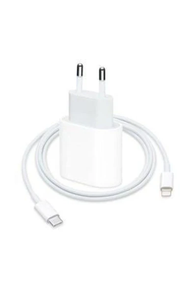 Iphone 11/11 Pro 12/12 Pro Max Uyumlu 3a 18w Type-c Lightning Şarj Cihazı Seti Adaptör Kablo ürün görseli 1