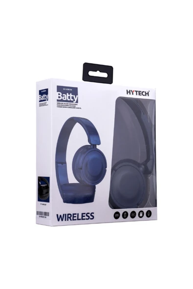 Hy-xbk44 Batty Mavi Tf Kart Özellikli Bluetooth Kulaklık - Resim 6