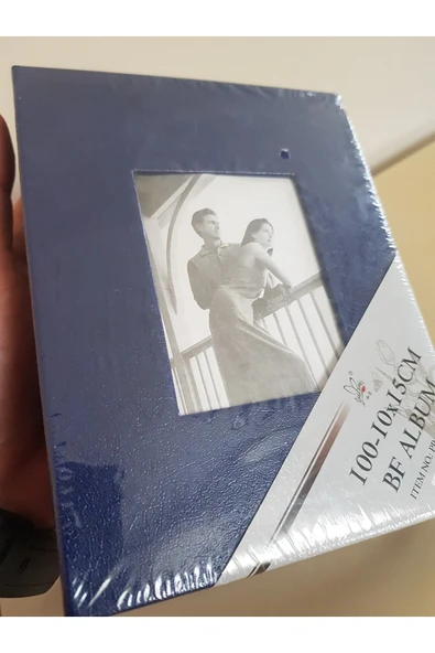 Istediğiniz Renk 100lü 10x15cm Fotoğraf Albümü - Deri Kaplı Foto Pencereli - Aile Resimleri - Lacive - 3