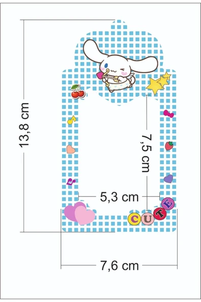 Cinnamoroll Card Holder Sanrio Pc Holder Kpop Fotokart Koyucu Binder Kpop Holder - Resim 4