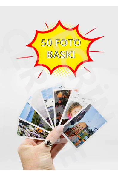 Fotoğraf Baskısı 50 Adet 10x15 Cm Foto Baskı Albüm 533 143 52 32
