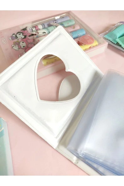 Kırmızı kpop binder modelleri kpop ürünleri - Resim 3