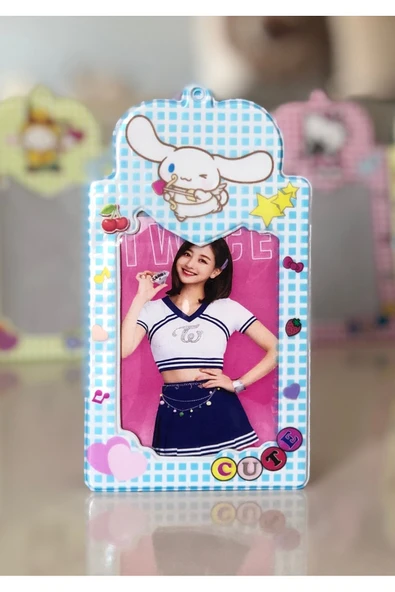Cinnamoroll Card Holder Sanrio Pc Holder Kpop Fotokart Koyucu Binder Kpop Holder ürün görseli 1