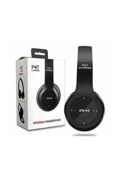 Kafa Üstü Wireless 5.0 Edr Bluetooth Kulaklık - Resim 2