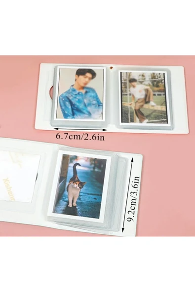 Kpop Fotokart Binder Mini Albüm 6x9 Instax Fotoğraf Resim Albümü Kartlık - Resim 8