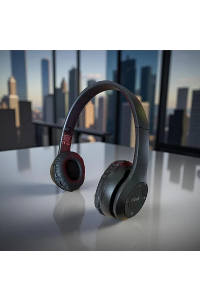 Siyah P47 Wireless 5.0 Edr Bluetooth Kablosuz Kulaklık P47 Yok 2 Yıl 5.0 Yok - 4
