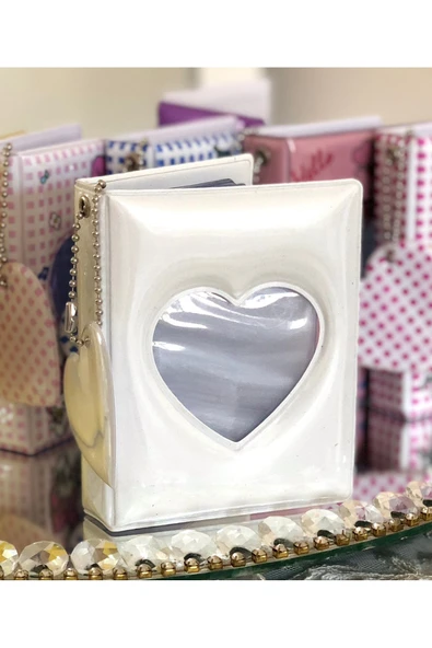 Binder Kpop Fotokart Mini Albüm Beyaz (2 FOTOKART HEDİYE, GÖRSELDEKİ ÜRÜNÜN AYNISI GELMEKTEDİR)