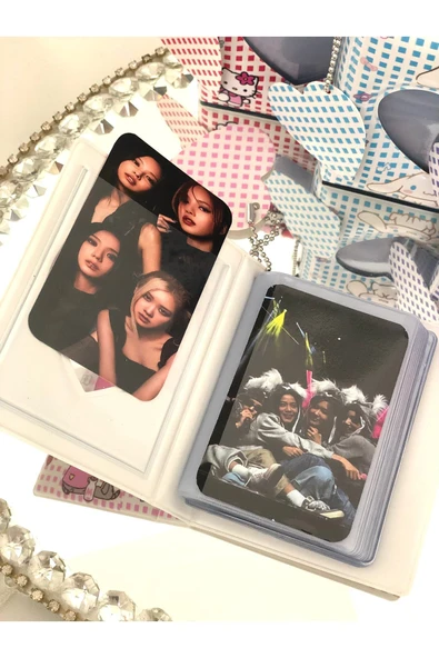 Kpop Fotokart Binder Mini Albüm 6x9 Instax Fotoğraf Resim Albümü Kartlık - Resim 6