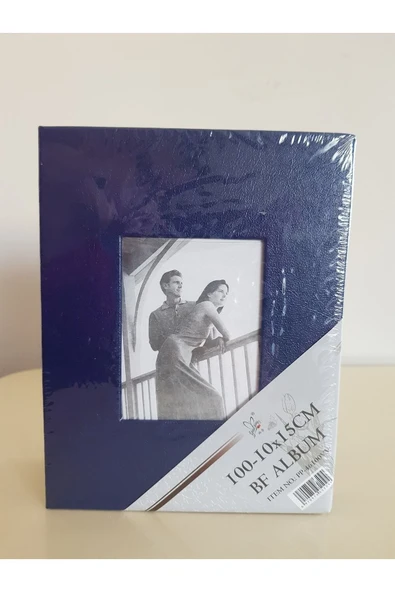 Istediğiniz Renk 100lü 10x15cm Fotoğraf Albümü - Deri Kaplı Foto Pencereli - Aile Resimleri - Lacive