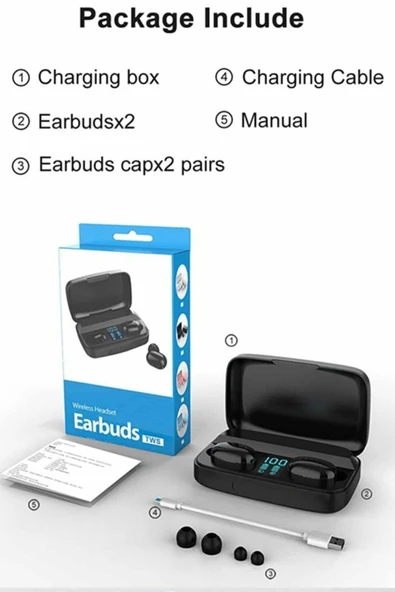 Mi Earbuds Tws A10s Uyumlu Bluetooth Kulaklık - Resim 6