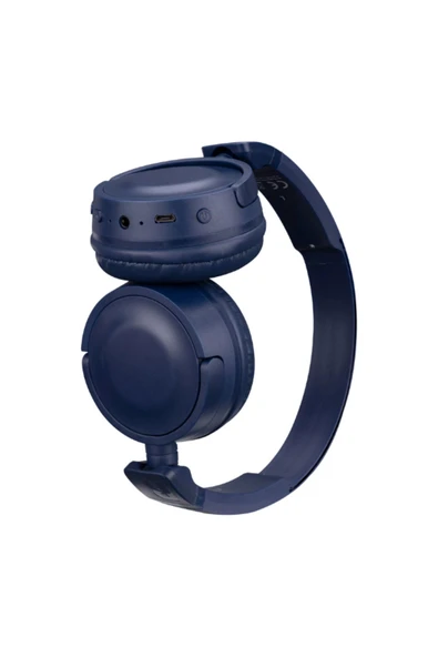 Hy-xbk44 Batty Mavi Tf Kart Özellikli Bluetooth Kulaklık - Resim 3